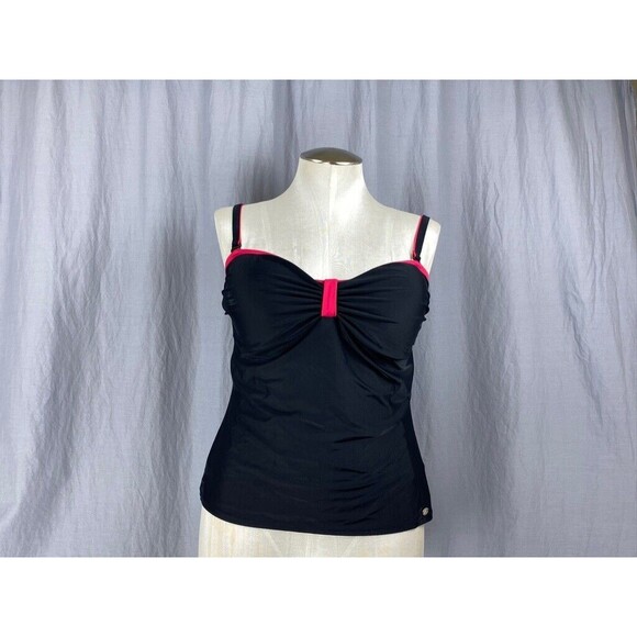 Anzoni Tankini Women's Size 44D Swim Suit Top Adjustable Straps Germany NWT - Picture 2 of 10